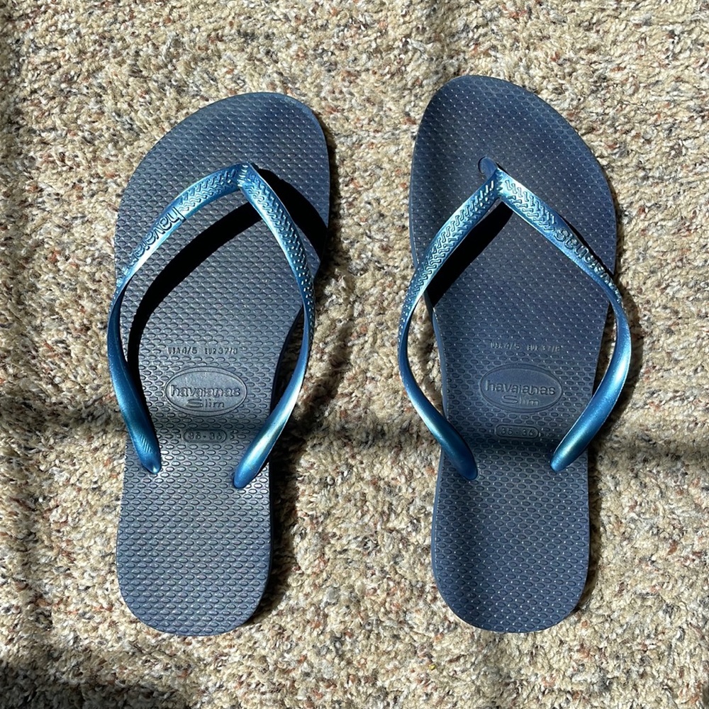 Blue Havaianas Slim